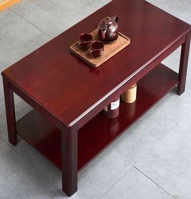 Office Table: Mahogany Finish 1200mm Coffee Table image 5