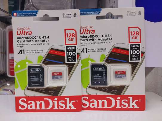 SanDisk Ultra Micro SD Memory Card 128GB 120MB/s A1 Class 10 image 2