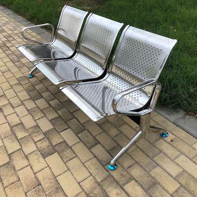 Office Bench: 3 Link Office Organizations Reception Bench image 1