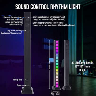 LED Strip Light Music  Control Pickup Rhythm Backlight image 5