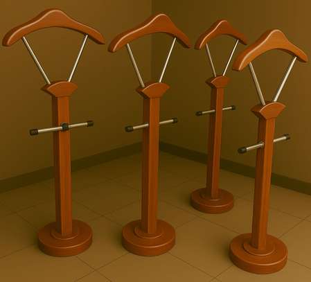 Hangers;  Freestanding Office Coat Hanger Stand image 2