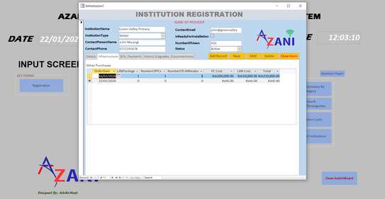 Azani ISP Information System image 4