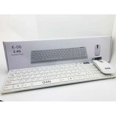 k-06 wireless keyboard and mouse. image 1