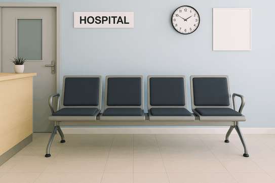 4-Seater Heavy-Duty Reception Bench image 12