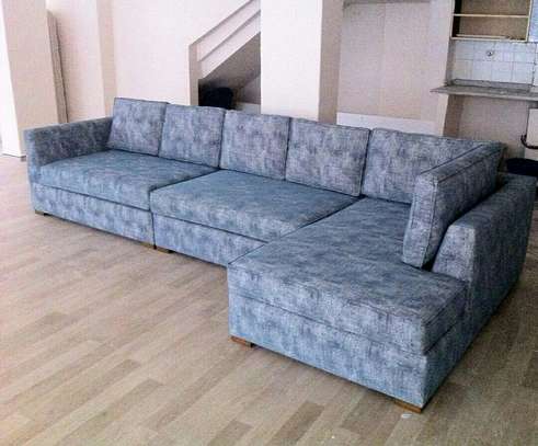 L shaped sofa set. image 1