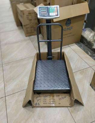 300kgs Rechargeable digital platform weighing scale image 1