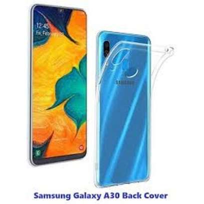 Case Cover For Samsung A30 clear image 1