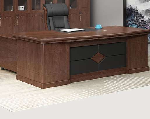 Office Desk; 180cm Solid Finish Office Desk image 4