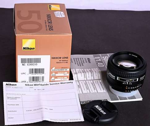 Brand New NIKKOR AF 50mm f/1.4D Auto Focus Standard Lens image 2