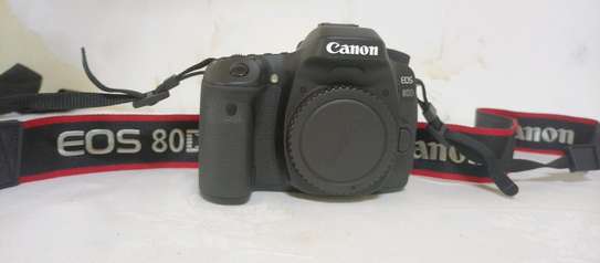 Canon EOS 80D camera with accessories image 2