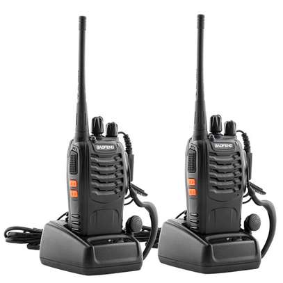 Baofeng BF-888S Radio Walkie Talkie Intercom + Headset(2 PIECE). image 1
