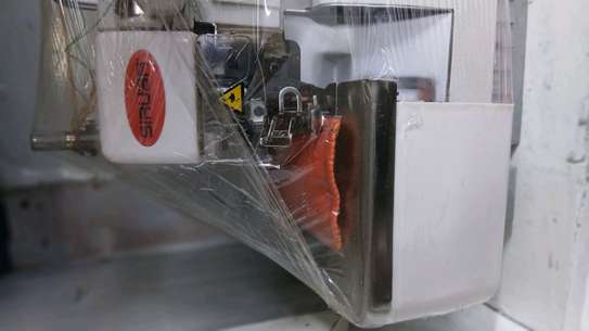Industrial Overlock Sewing Machine White image 6