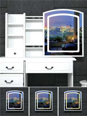 Modern vanity dressing table with LED ligths image 6