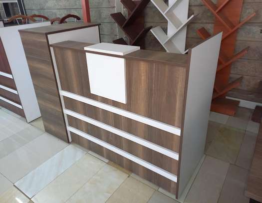 1400mm Wooden Reception Desk image 8
