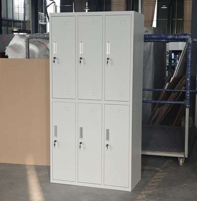 Gym Cabinet; 6 Door Gym Luggage Steel Cabinet image 6