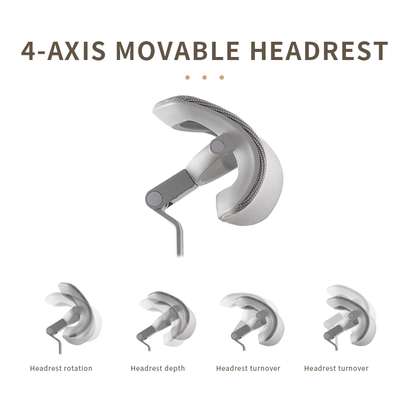 Office chair: Black orthopedic swivel office chair image 3