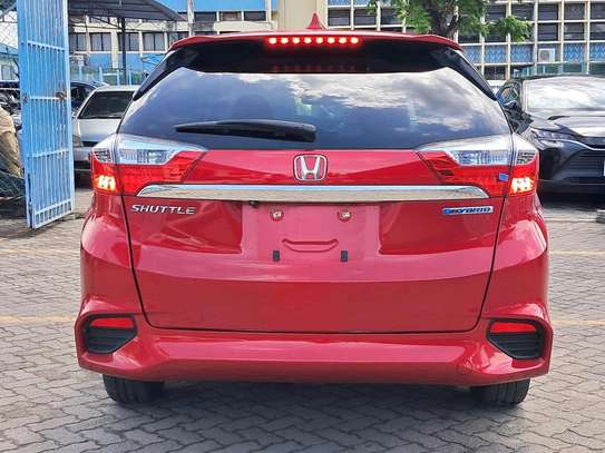 Honda Fit Shuttle hybrid Redwine 2018 image 10