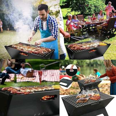 Charcoal barbecue grill image 1