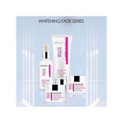 Dr. Rashel White Skin Whitening Fade Series With Arbutin & Niacimide - Whitening Fade Cleanser-80ml, Fade Spots Serum-50ml, Day Cream-50g, Night Cream-50g image 1