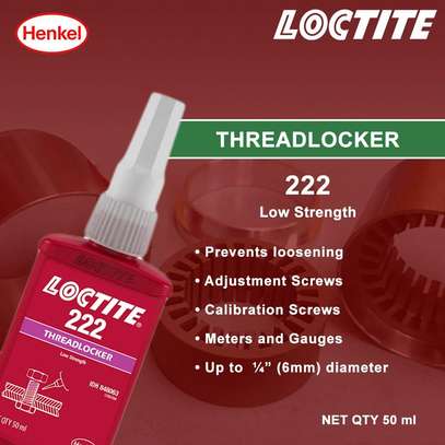 Genuine Henkel Loctite 222 Threadlocking Adhesive image 2