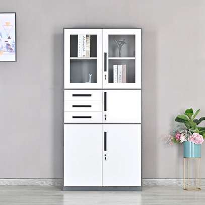 Office Cabinet: Modern  Full Height File Cabinet With Safe image 1