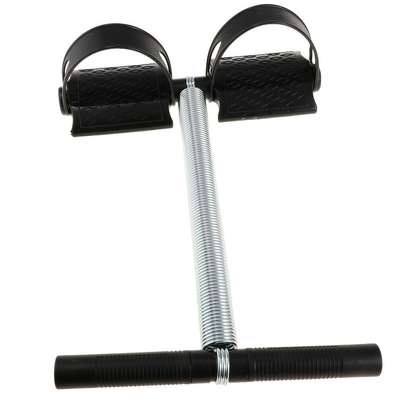 Vintage Black Tummy Pull Sit-Up Spring Exerciser Rowing Thigh Tummy Abs Trimmer image 1