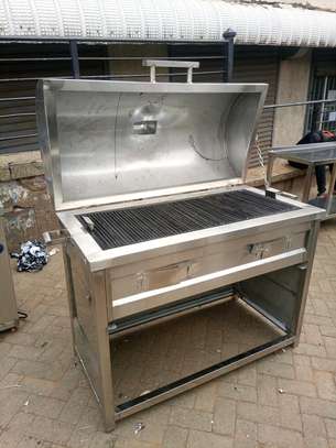 Stainless steel meat grill jiko image 1