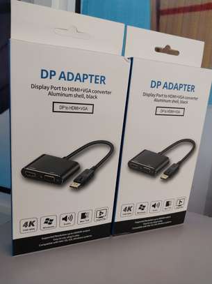 DisplayPort to VGA/HDMI All-in-One Converter Adapter image 1