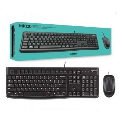 logitech keyboard MK120 keyboard and mouse. image 3
