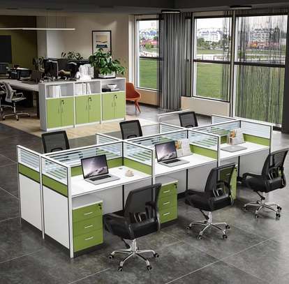 6-Way Modular Office Workstation image 4