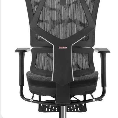 Office Chair: Modern Lumbar Support Swivel Mesh Chair image 4