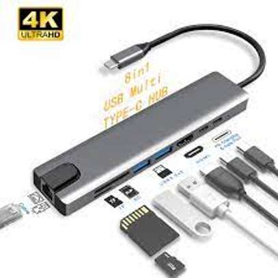Affordable 8-in-1 USB 3.0 Type-c Hub To HDMI Adapter image 1