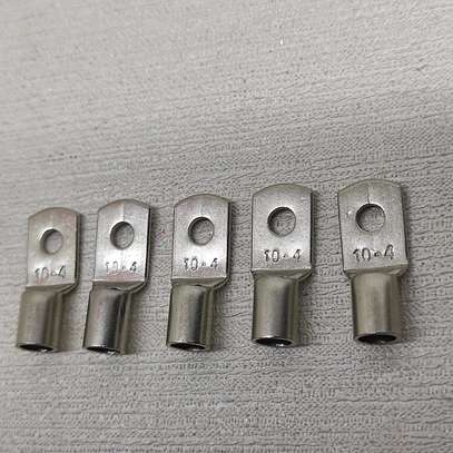 5Pcs SC 10-4 10mm2 4mm Bolt Hole Crimp Cable Lugs. image 1