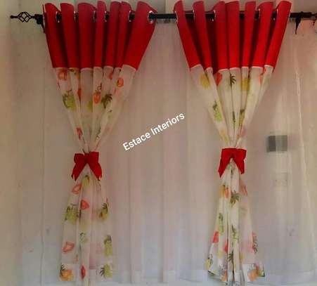 Small window curtains image 12