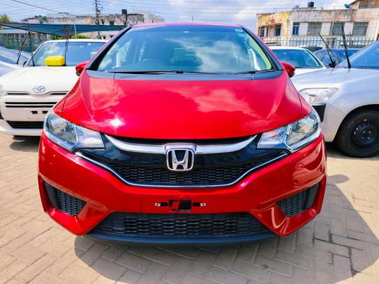 Honda fit hybrid red 2017 image 1