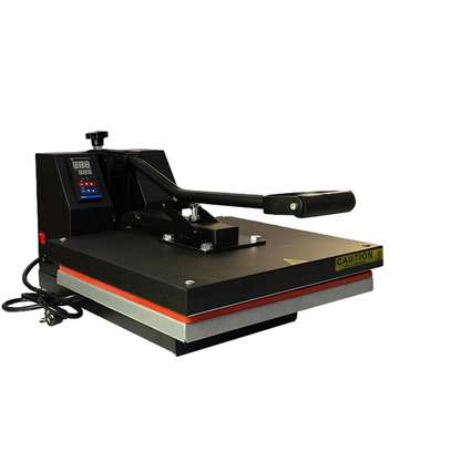 Flatbed T-shirt printing plotter plain heat press machine image 1