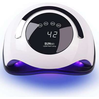 sun UV LED Nail Lamp, 120W Faster Gel Nail Dryer Professional Curing Lamp image 3