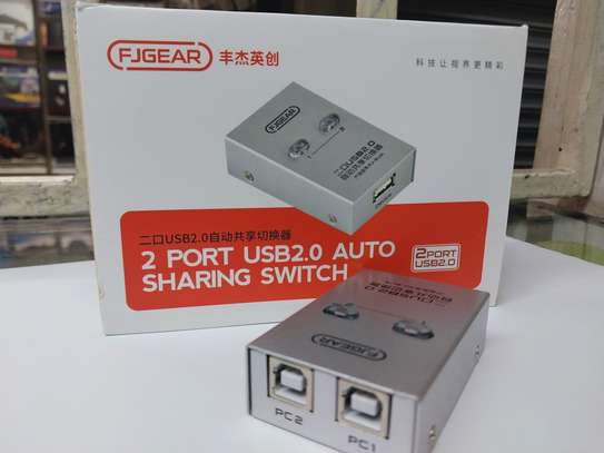 2 Port USB2.0 Auto Sharing Switch HUB For Printer Scanner image 2