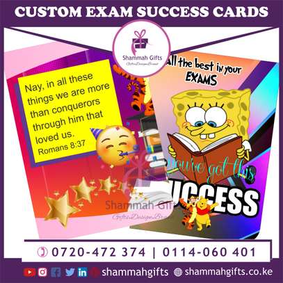 CUSTOM-MADE EXAM SUCCESS CARDS image 2