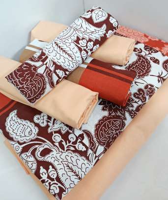 mix and match  quality cotton light brown bed sheets image 1