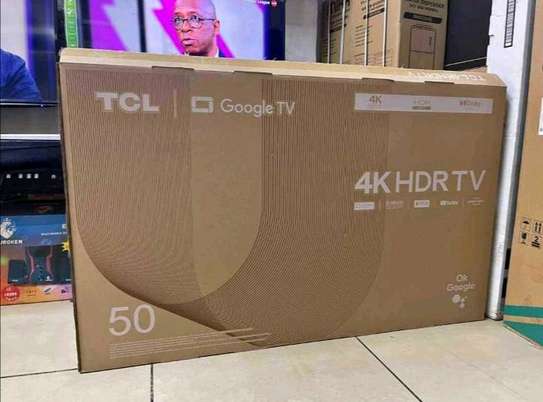 50 TCL Google smart UHD Television +Free TV Guard image 1