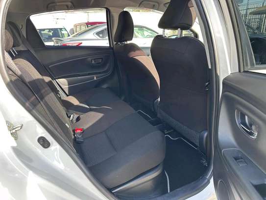 Toyota vitz white color hybrid 1300cc fully loaded 2018. image 2