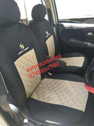 5 Seater Full Set Fabric (Cotton & Polyester)Car Seat Covers image 1