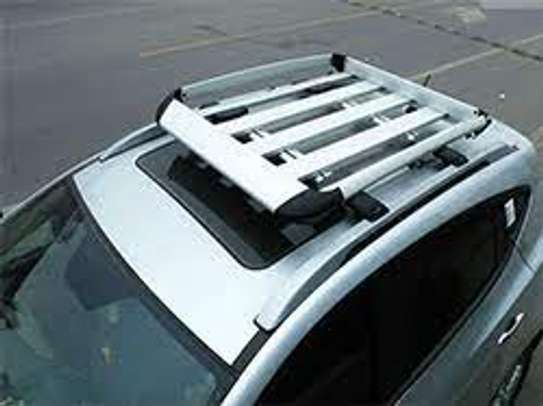 Universal roof carriers silver medium image 1