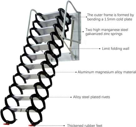 FOLDABLE ATTIC LADDER/STAIRS FOR SALE image 1