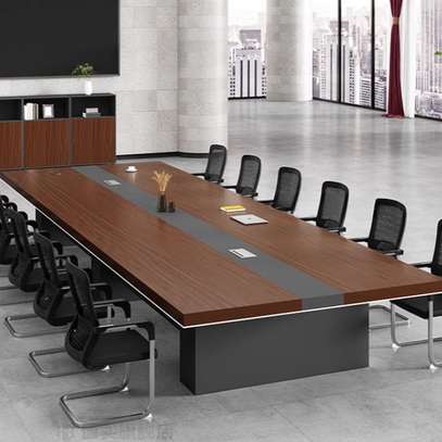 Boardroom Table: 3m Modern Boardroom Table Design Mfc image 3
