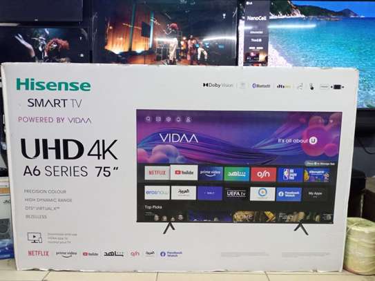 75 inch Hisense  75A61G smart UHD 4k tv image 1