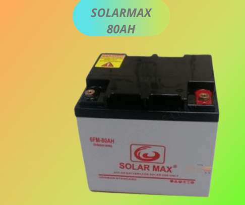 Solarmax 80ah Solar Gel Battery image 1