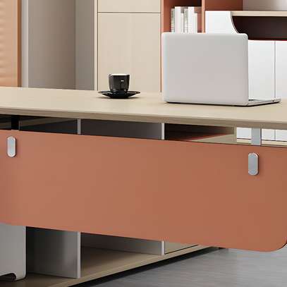 Office Desk : 1.6 Meter L-Shaped Executive Desk image 4