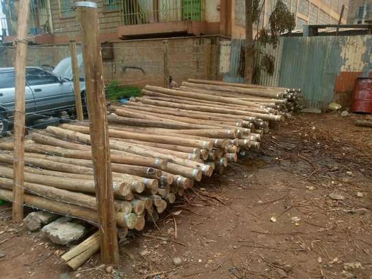 Well treated fencing posts - 9ft,8ft image 2